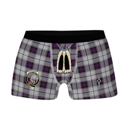 ScotsTee Shop Scottish Alexander of Menstry Dress Clan Crest Highland Kilt Sporran Tartan Boxer Briefs