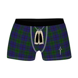 ScotsTee Shop Scottish Strachan Clan Highland Kilt Sporran Tartan Boxer Briefs