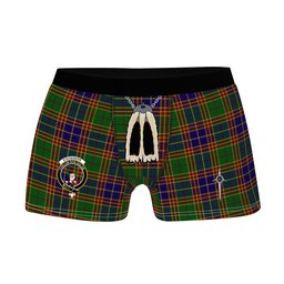 ScotsTee Shop Scottish Stevenson Old Clan Crest Highland Kilt Sporran Tartan Boxer Briefs