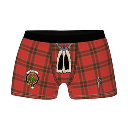 ScotsTee Shop Scottish Grant Weathered Clan Crest Highland Kilt Sporran Tartan Boxer Briefs