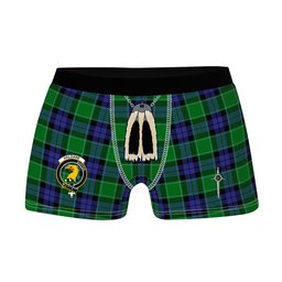 ScotsTee Shop Scottish Haldane Clan Crest Highland Kilt Sporran Tartan Boxer Briefs