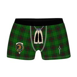 ScotsTee Shop Scottish Halkett Clan Crest Highland Kilt Sporran Tartan Boxer Briefs