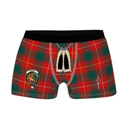 ScotsTee Shop Scottish MacFie Modern Clan Crest Highland Kilt Sporran Tartan Boxer Briefs