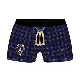 ScotsTee Shop Scottish Fleming Clan Crest Highland Kilt Sporran Tartan Boxer Briefs