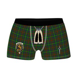 ScotsTee Shop Scottish MacKintosh Hunting Clan Crest Highland Kilt Sporran Tartan Boxer Briefs