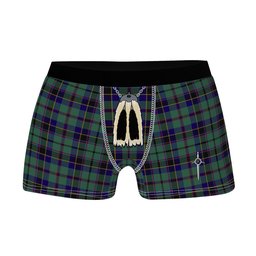 ScotsTee Shop Scottish Stephenson Clan Highland Kilt Sporran Tartan Boxer Briefs