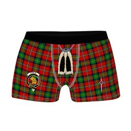 ScotsTee Shop Scottish Fairlie Modern Clan Crest Highland Kilt Sporran Tartan Boxer Briefs