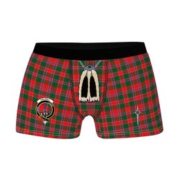 ScotsTee Shop Scottish Dalzell SC Clan Crest Highland Kilt Sporran Tartan Boxer Briefs