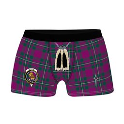 ScotsTee Shop Scottish Gregor Hunting Modern Clan Crest Highland Kilt Sporran Tartan Boxer Briefs