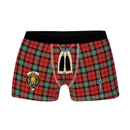 ScotsTee Shop Scottish Kerr Ancient Clan Crest Highland Kilt Sporran Tartan Boxer Briefs