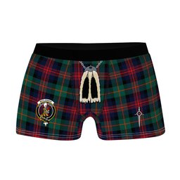 ScotsTee Shop Scottish MacLennan Modern Clan Crest Highland Kilt Sporran Tartan Boxer Briefs