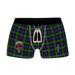 ScotsTee Shop Scottish Farquharson Clan Crest Highland Kilt Sporran Tartan Boxer Briefs