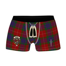 ScotsTee Shop Scottish Fraser Clan Crest Highland Kilt Sporran Tartan Boxer Briefs