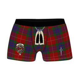 ScotsTee Shop Scottish Fraser Clan Crest Highland Kilt Sporran Tartan Boxer Briefs