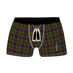 ScotsTee Shop Scottish Stephenson Old Clan Highland Kilt Sporran Tartan Boxer Briefs