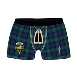 ScotsTee Shop Scottish Thompson Modern Clan Crest Highland Kilt Sporran Tartan Boxer Briefs