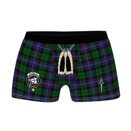 ScotsTee Shop Scottish Galbraith Clan Crest Highland Kilt Sporran Tartan Boxer Briefs