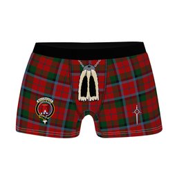 ScotsTee Shop Scottish MacCracken Clan Crest Highland Kilt Sporran Tartan Boxer Briefs