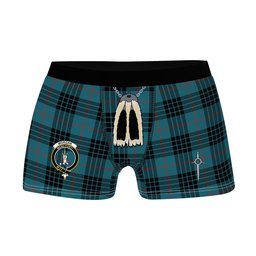 ScotsTee Shop Scottish Morgan Ancient Clan Crest Highland Kilt Sporran Tartan Boxer Briefs