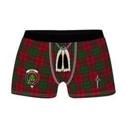 ScotsTee Shop Scottish Grant Clan Crest Highland Kilt Sporran Tartan Boxer Briefs