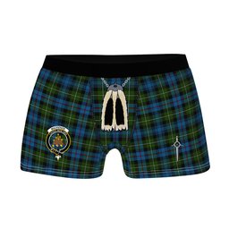 ScotsTee Shop Scottish Mackenzie Clan Crest Highland Kilt Sporran Tartan Boxer Briefs