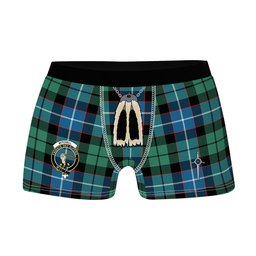 ScotsTee Shop Scottish Mitchell Ancient Clan Crest Highland Kilt Sporran Tartan Boxer Briefs