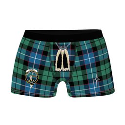 ScotsTee Shop Scottish Mitchell Ancient Clan Crest Highland Kilt Sporran Tartan Boxer Briefs
