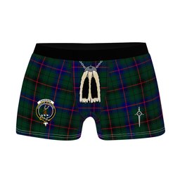 ScotsTee Shop Scottish Davidson Modern Clan Crest Highland Kilt Sporran Tartan Boxer Briefs