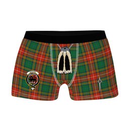 ScotsTee Shop Scottish Baxter Ancient Clan Crest Highland Kilt Sporran Tartan Boxer Briefs