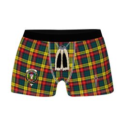 ScotsTee Shop Scottish McIndoe Clan Crest Highland Kilt Sporran Tartan Boxer Briefs