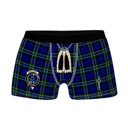 ScotsTee Shop Scottish Arbuthnot Modern Clan Crest Highland Kilt Sporran Tartan Boxer Briefs