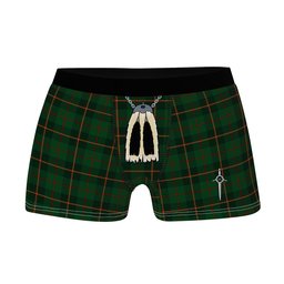 ScotsTee Shop Scottish McGeorge Clan Highland Kilt Sporran Tartan Boxer Briefs