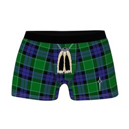 ScotsTee Shop Scottish Monteith Clan Highland Kilt Sporran Tartan Boxer Briefs