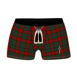 ScotsTee Shop Scottish Plummer Clan Highland Kilt Sporran Tartan Boxer Briefs