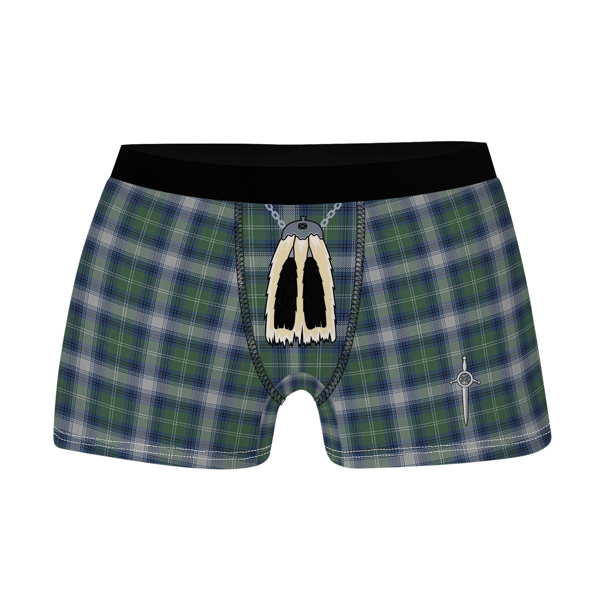ScotsTee Shop Scottish Oliphant Dress Clan Highland Kilt Sporran Tartan Boxer Briefs
