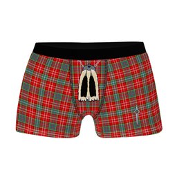 ScotsTee Shop Scottish Ogilvie (Ogilvy) Modern Clan Highland Kilt Sporran Tartan Boxer Briefs