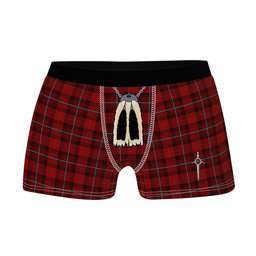 ScotsTee Shop Scottish McCandlish Red Clan Highland Kilt Sporran Tartan Boxer Briefs