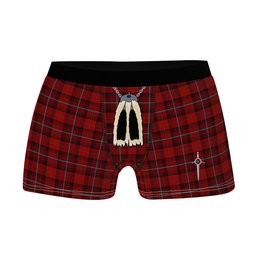 ScotsTee Shop Scottish McCandlish Red Clan Highland Kilt Sporran Tartan Boxer Briefs