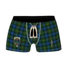 ScotsTee Shop Scottish Ferguson of Atholl Clan Crest Highland Kilt Sporran Tartan Boxer Briefs
