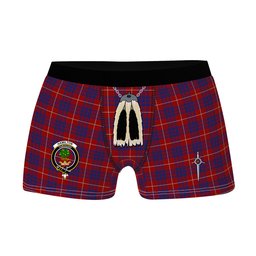 ScotsTee Shop Scottish Hamilton Clan Crest Highland Kilt Sporran Tartan Boxer Briefs