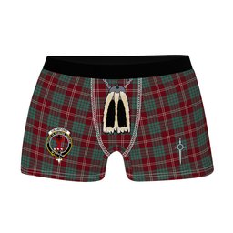 ScotsTee Shop Scottish Crawford Modern Clan Crest Highland Kilt Sporran Tartan Boxer Briefs