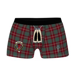 ScotsTee Shop Scottish Crawford Modern Clan Crest Highland Kilt Sporran Tartan Boxer Briefs