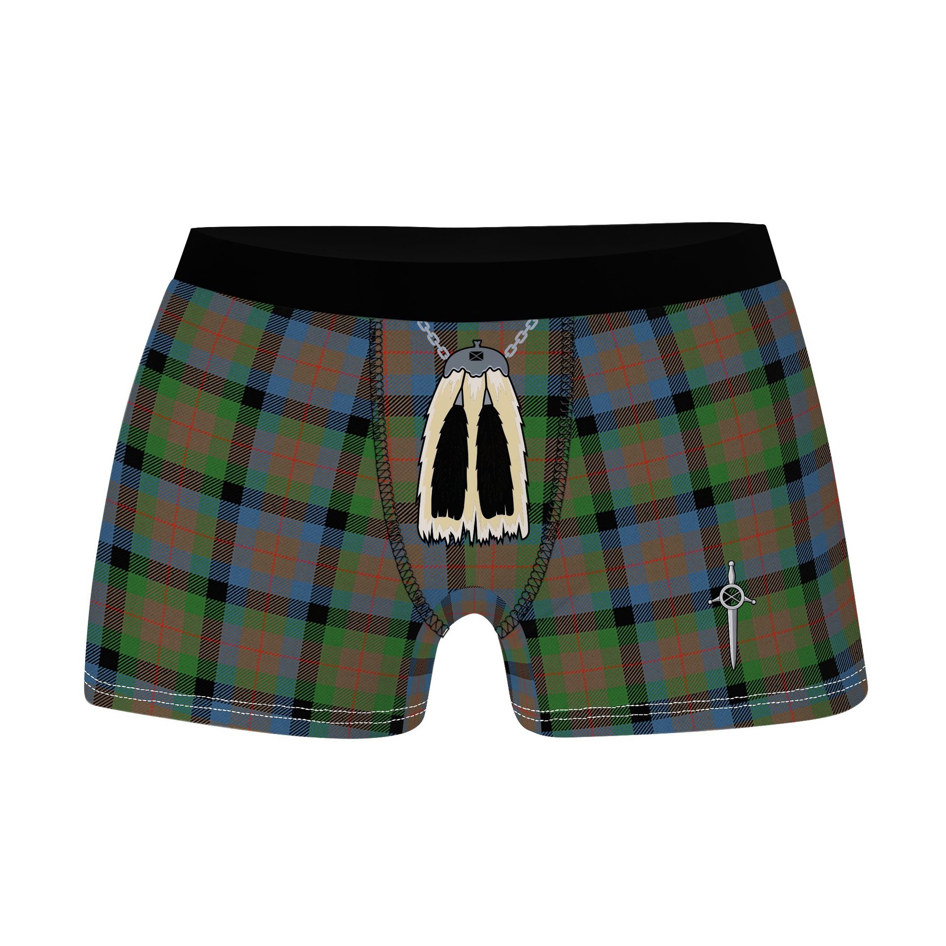 ScotsTee Shop Scottish Tennant Ancient Clan Highland Kilt Sporran Tartan Boxer Briefs