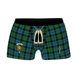 ScotsTee Shop Scottish Ewing Ancient Clan Crest Highland Kilt Sporran Tartan Boxer Briefs