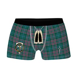 ScotsTee Shop Scottish Ralston USA Modern Clan Crest Highland Kilt Sporran Tartan Boxer Briefs