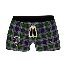 ScotsTee Shop Scottish MacKinlay Dress Clan Crest Highland Kilt Sporran Tartan Boxer Briefs