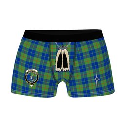 ScotsTee Shop Scottish Barclay Hunting Ancient Clan Crest Highland Kilt Sporran Tartan Boxer Briefs
