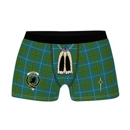ScotsTee Shop Scottish Turnbull Hunting Ancient Clan Clan Crest Highland Kilt Sporran Tartan Boxer Briefs