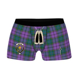 ScotsTee Shop Scottish Wardlaw Ancient Clan Crest Highland Kilt Sporran Tartan Boxer Briefs