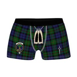 ScotsTee Shop Scottish MacEwen Clan Crest Highland Kilt Sporran Tartan Boxer Briefs